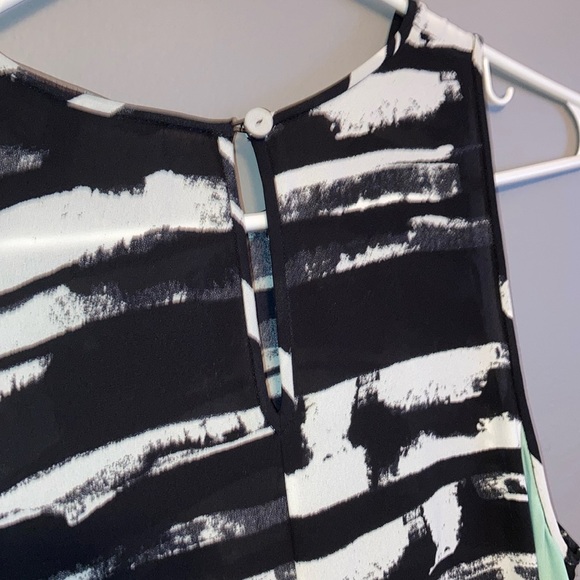 BCBGMaxAzria High Low Black and White Dress - Picture 8 of 11